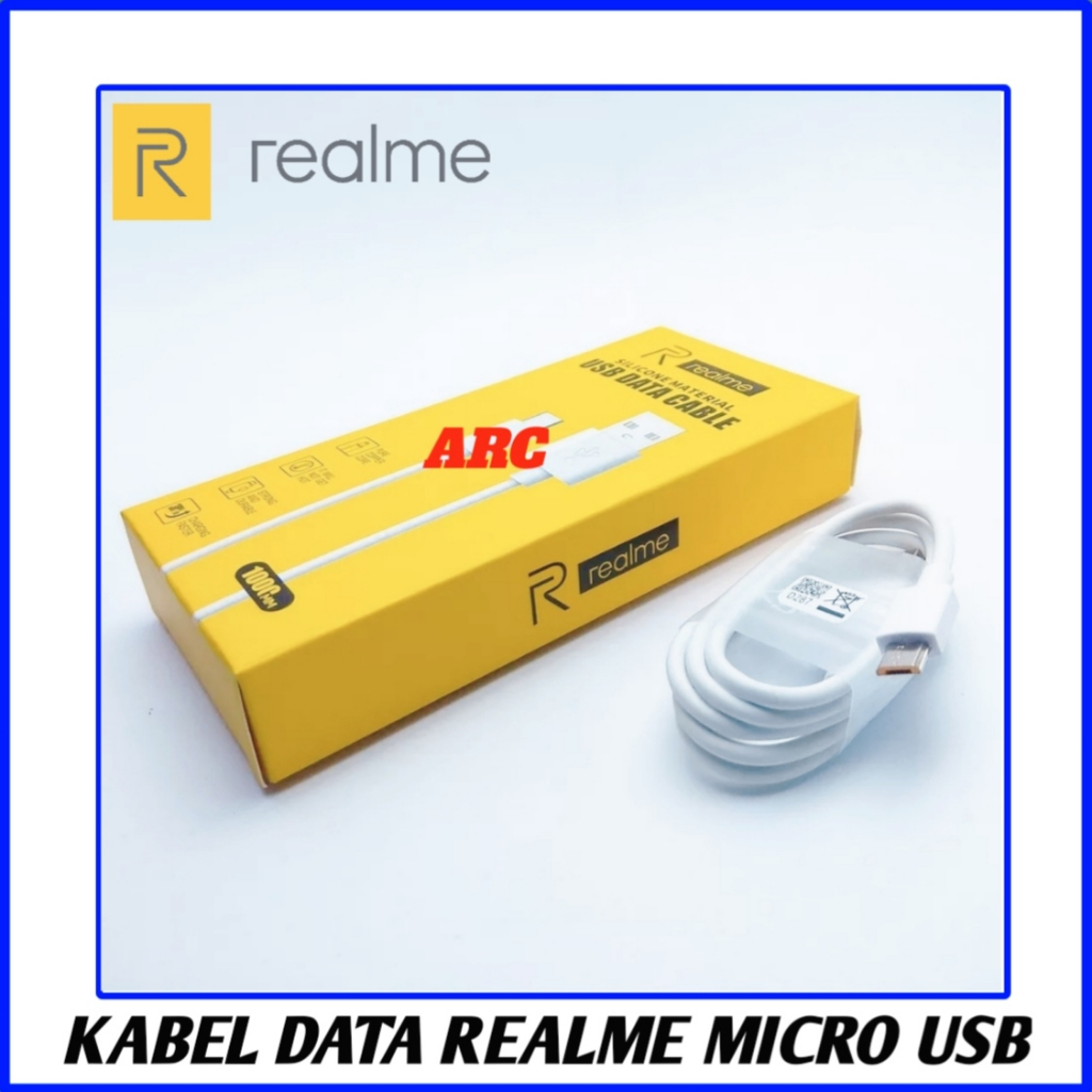Kabel Data Realme ORIGINAL 100% USB Micro 2A Realme 2 3 5 6 Pro