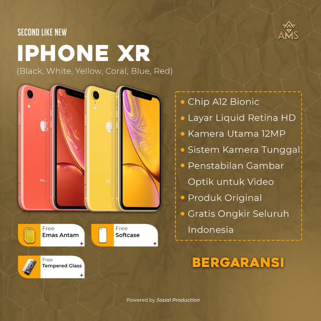 iPhone Xr 256Gb - Original Seken - Ex Inter