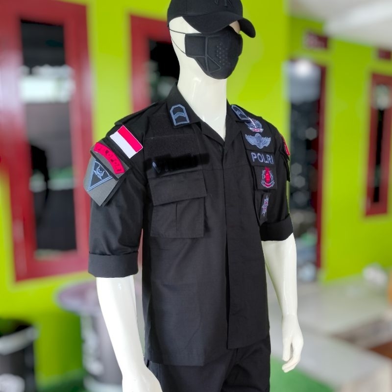 PDL BRIMOB BAJU TACTIKAL LENGKAP