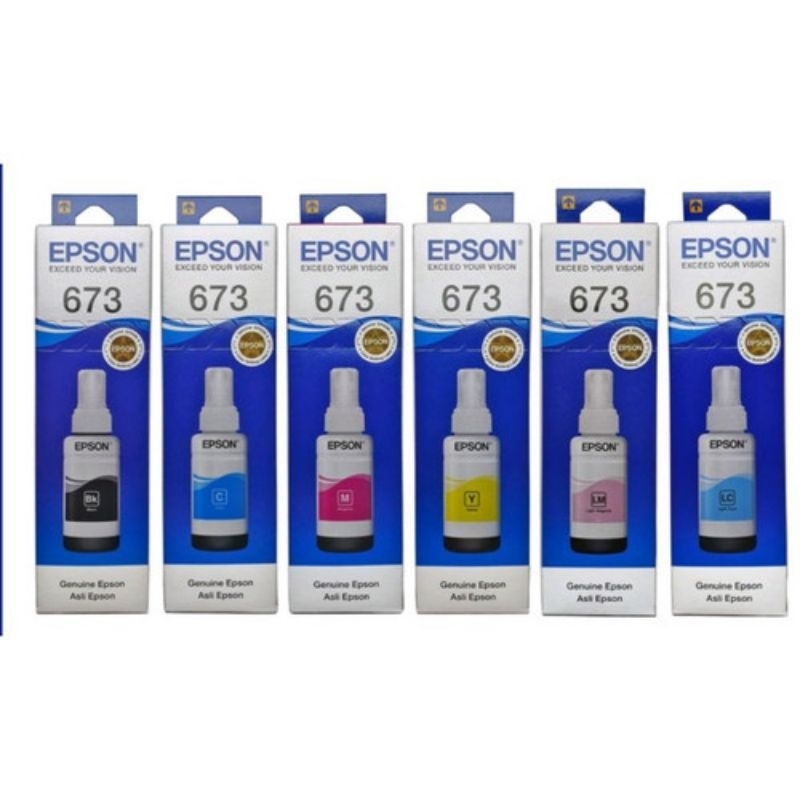 Tinta Epson 673 Refill Ink Printer L800 L805 L810 L850 L1800