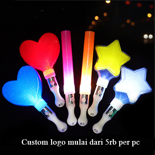 [ORGM] BISA CUSTOM LOGO | Light Stick Led Stick Flash Stick Lampu Konser Lampu Karnaval