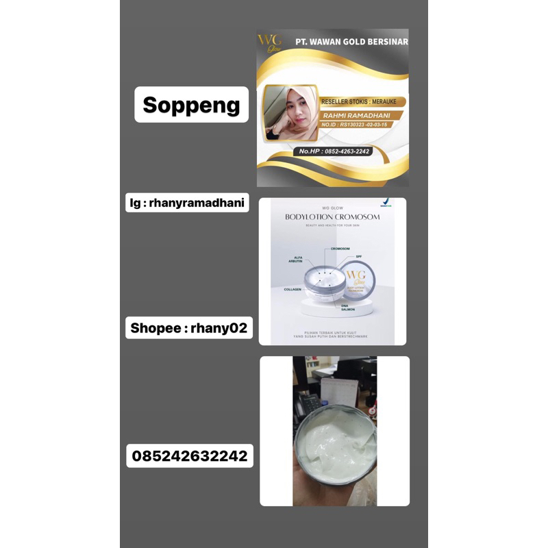 lotion handbody WG glow