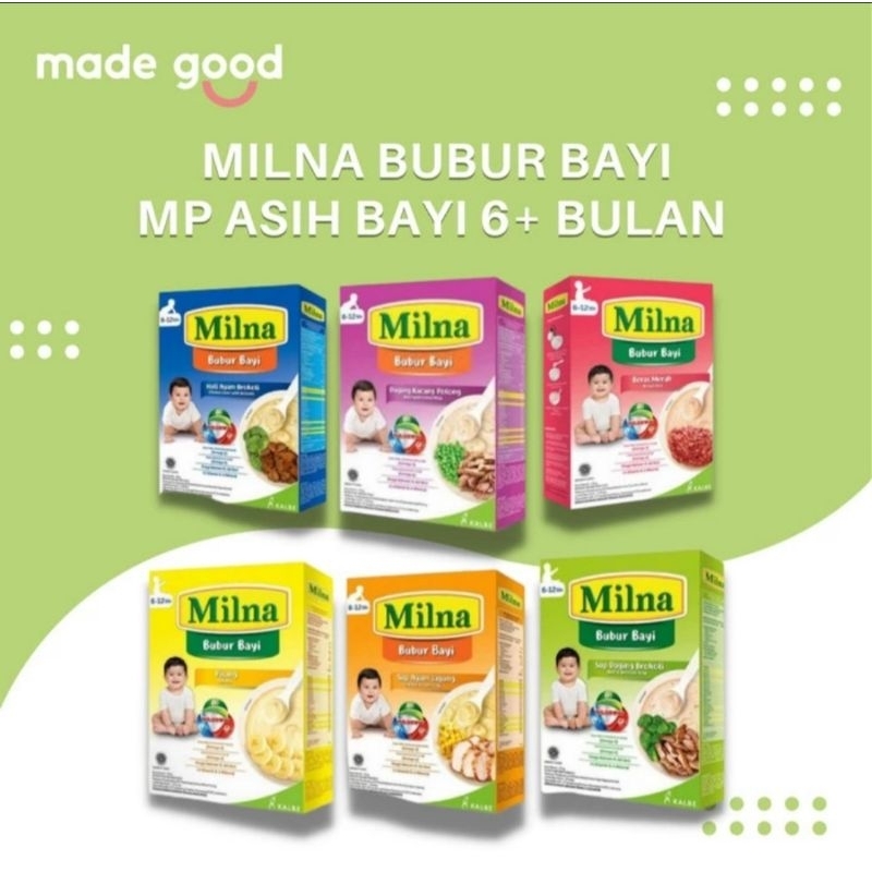 Milna Bubur Instan Bayi 6+