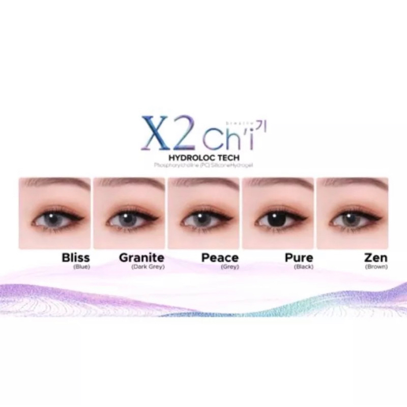 Softlens X2 Chi by Exoticon Normal dia 14,2 (bisa utk mata sensitif)