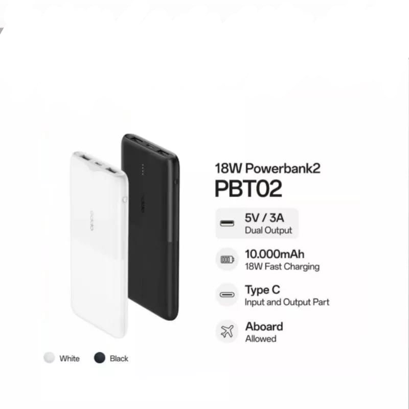 Powerbank2 10.000mAh | OPPO PBT02 18W