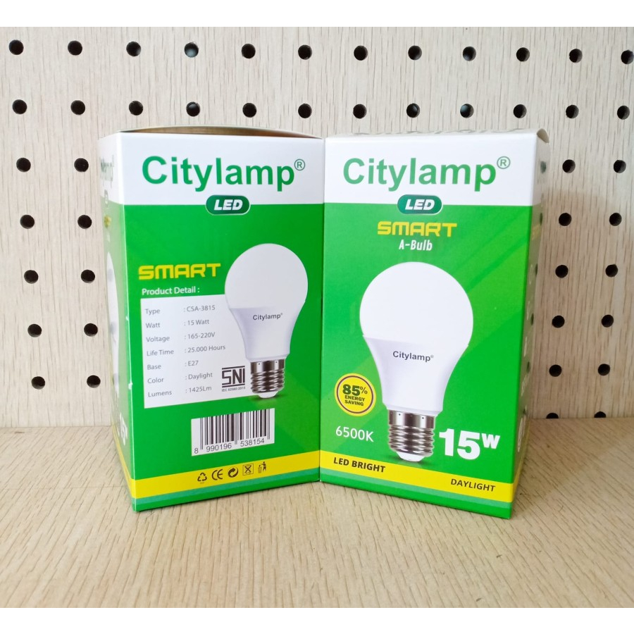 Lampu LED 15W CityLamp Smart Bulb 15 Watt Cahaya Putih