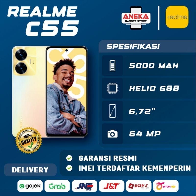 Realme C55 8GB/256GB Garansi Resmi