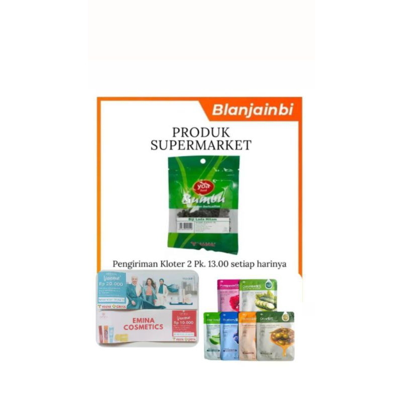 

YOA BIJI LADA HITAM 30gr