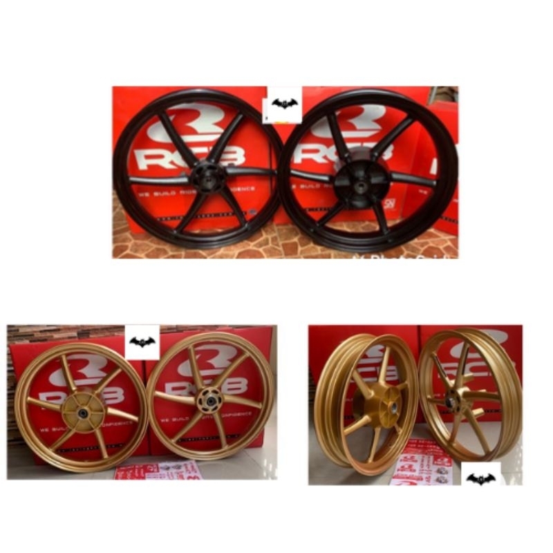Velg RCB SP522 Ninja RR Palang 6 Gold atau Black