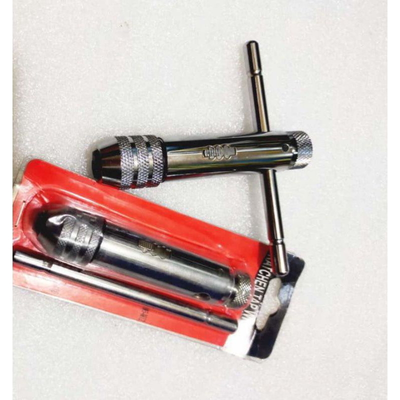 Gagang Tap Reatchet/ stang tap manual M3-M8 pembuatan Drat Baru