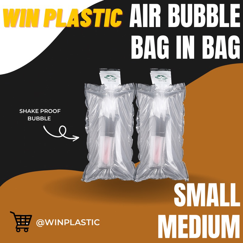 

Inflatable Air Bubble - Kantong Udara - Bubble Air - Plastik Udara Air Bubble Bag in bag Inflatable Buffer Bag Bubble Express Ukuran Kecil-Medium