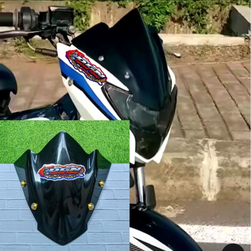 VISOR/ WINDSHIELD SATRIA FU FACELIFT 2013 2014 PLUS BAUT VARIASI