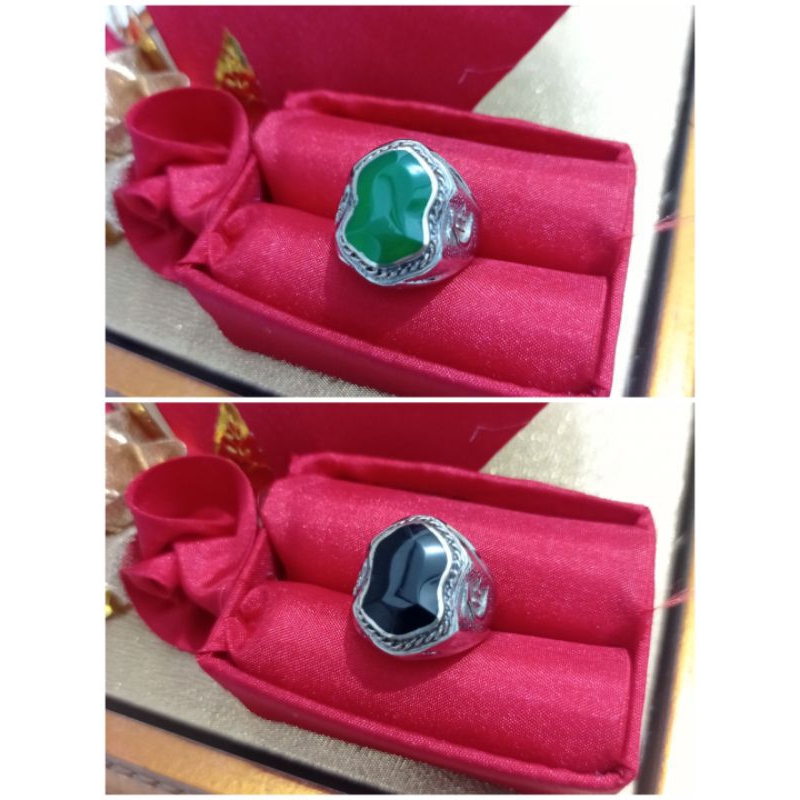 Cincin Terompah Nabi Batu Sintetis