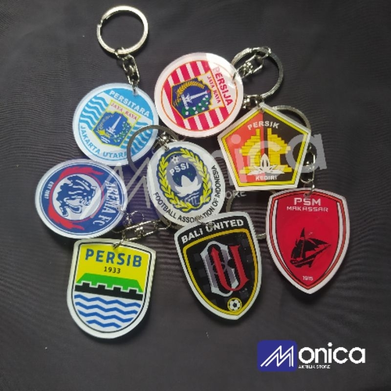 Gantungan Kunci Logo Tim BRI Liga 1 Indonesia
