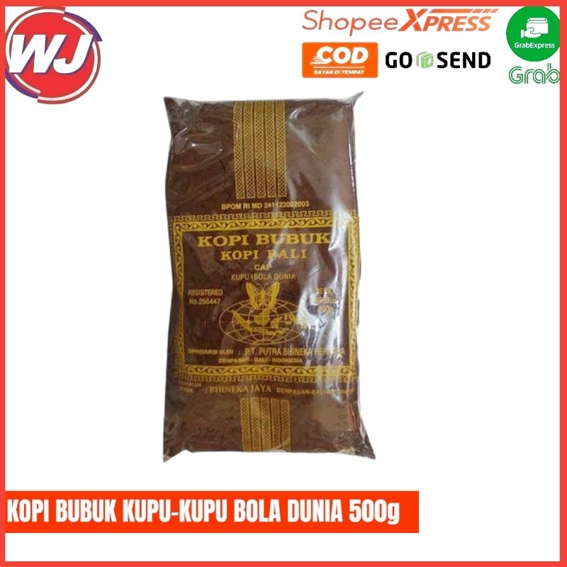 

KOPI BUBUK KUPU-KUPU BOLA DUNIA 500g