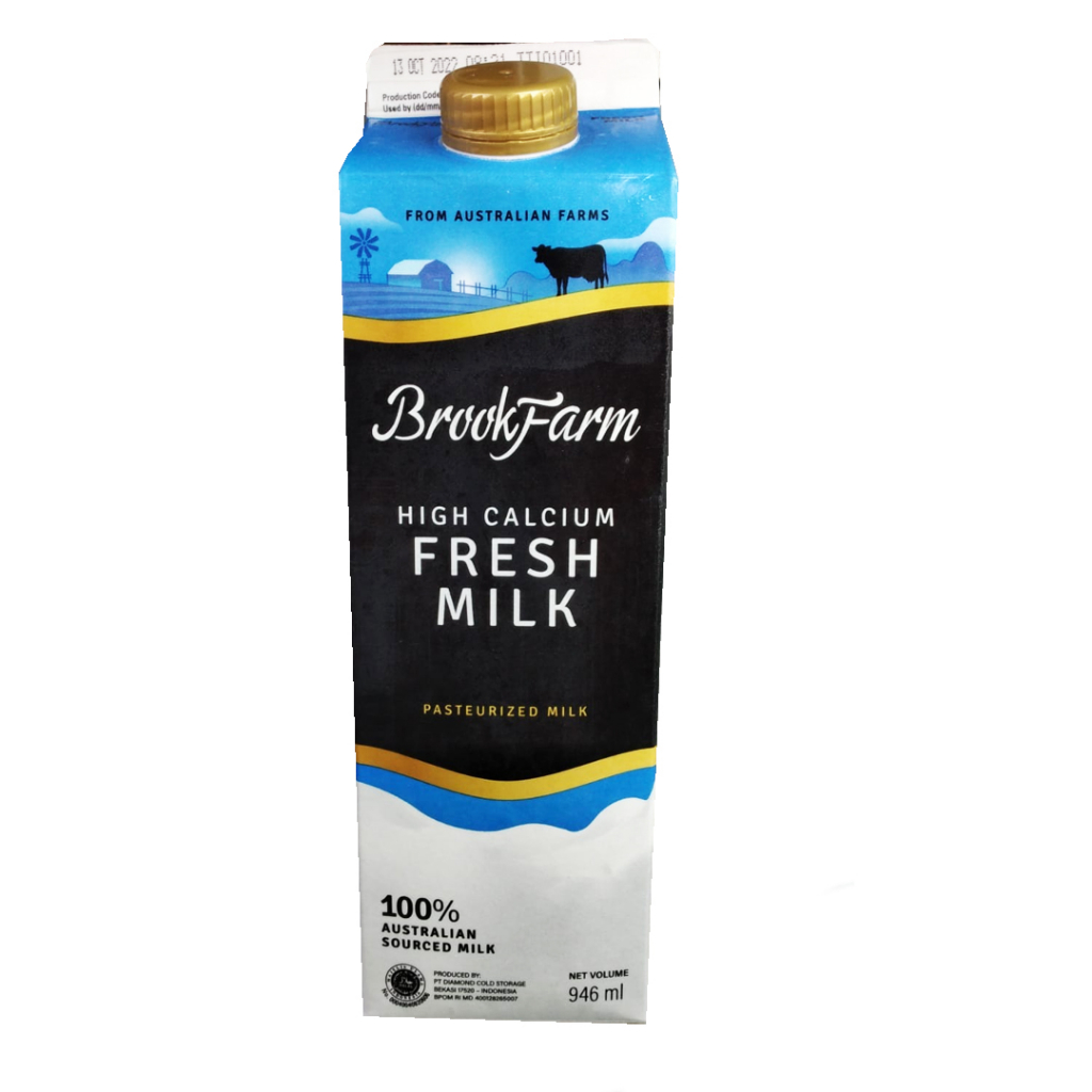 

BROOKFARM FRESH MILK PLAIN 945ml