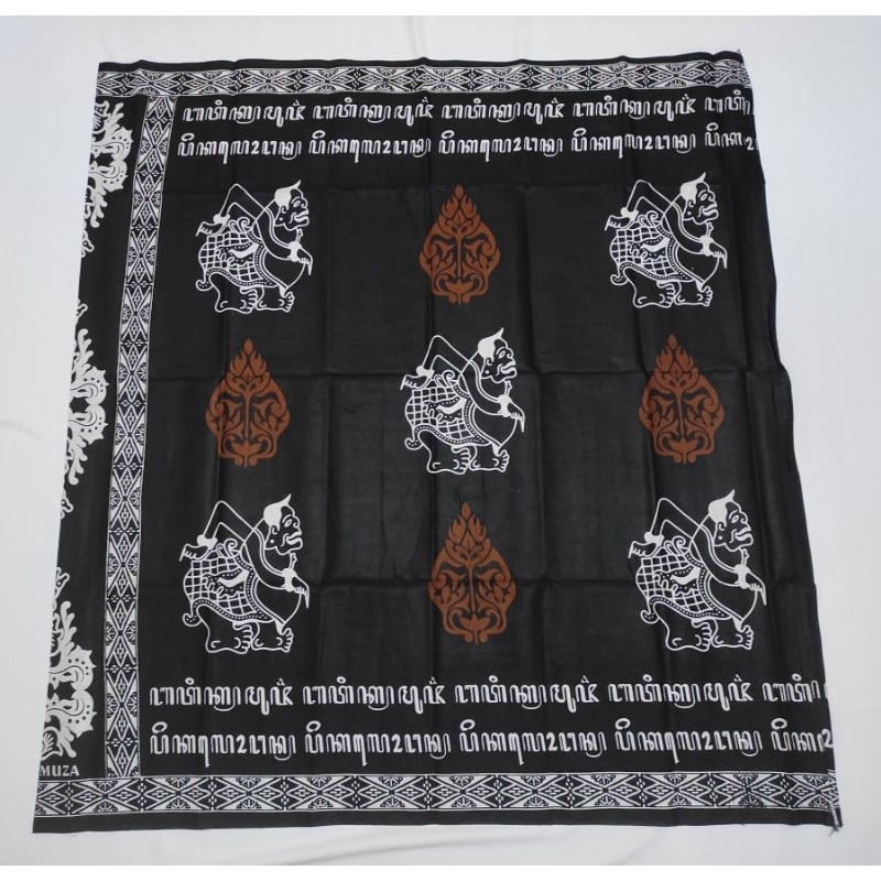 sarung motif wayang - sarung gambar wayang - sarung wayang - sarung corak wayang - sarung batik peka