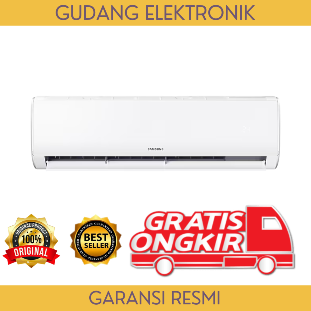 AC SAMSUNG 1/2PK - AR 05BGHQ - R32 - LOW WATT + PASANG - FREE ONGKIR SERANG KOTA