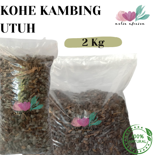 Kotoran Kambing Murni Kemasan 2Kg - Kohe Kambing Murni