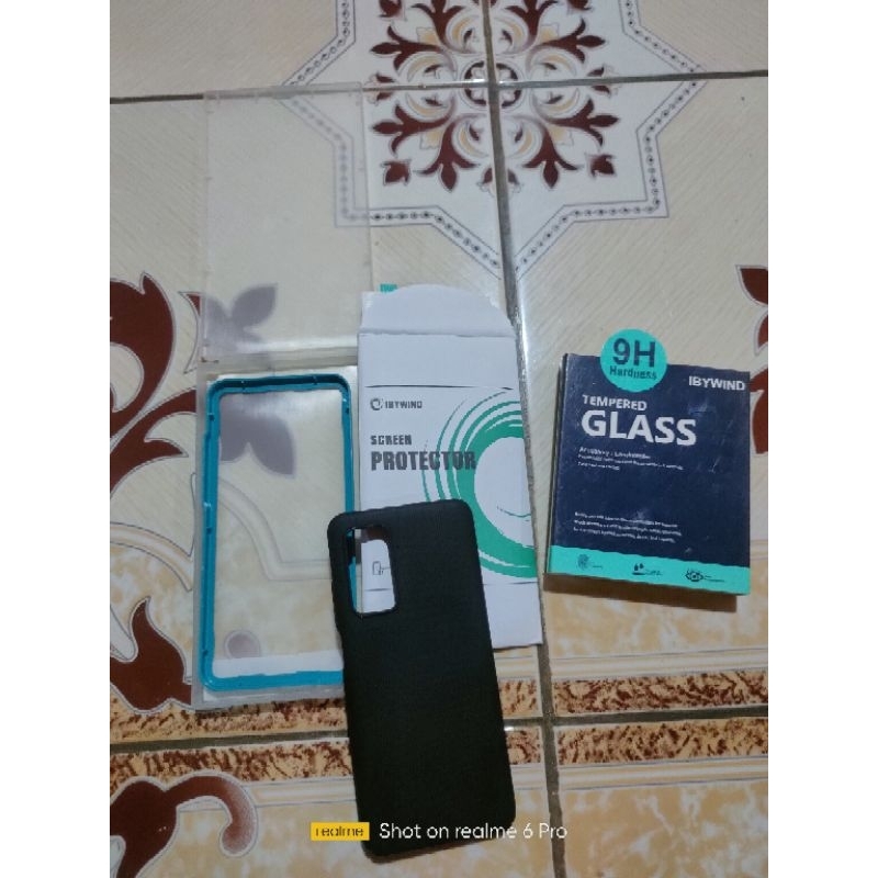 case mi 10t pro + tempred glass ibywind 1 pcs
