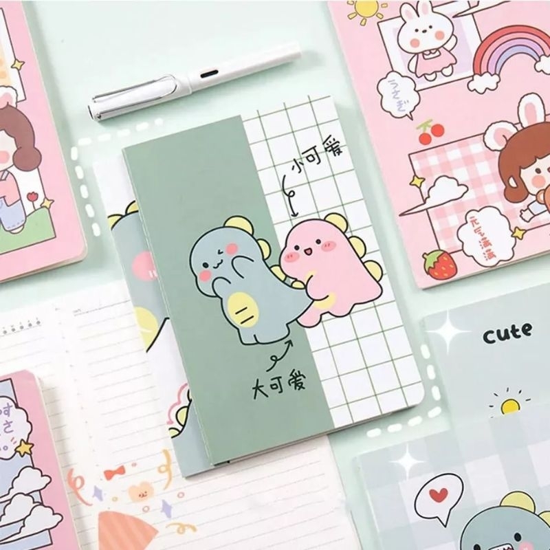 

Buku Tulis Notebook A5 Buku Catatan Karakter Lucu Aesthetic