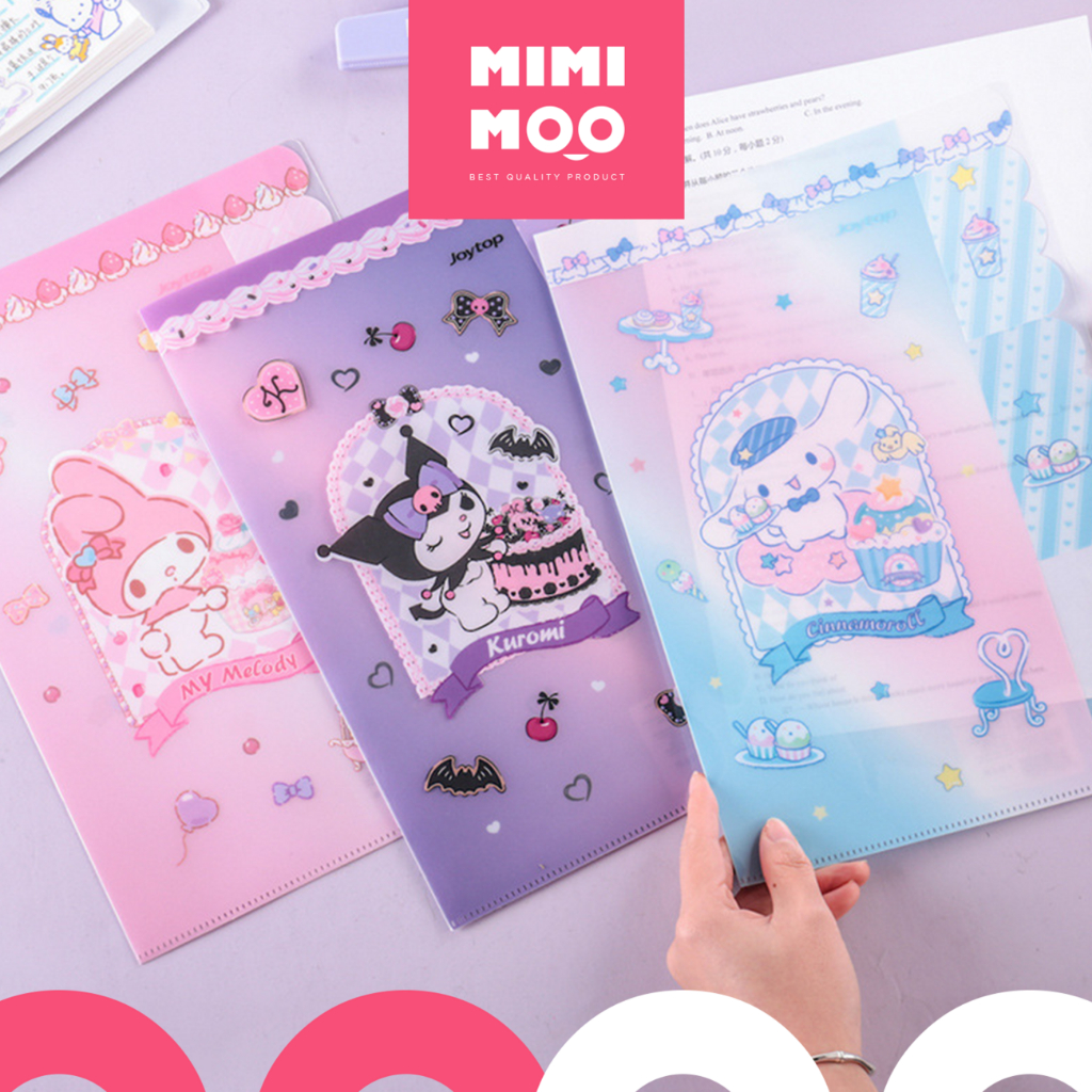 

MIMIMOO Map Plastik Penyimpan Dokumen Sanrio Document Organizer