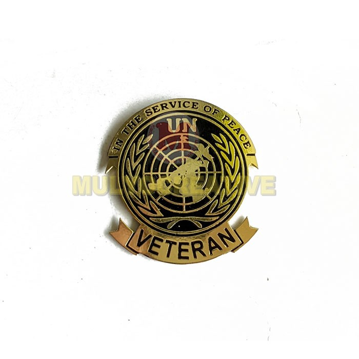 Pin UN Veteran Brevet Pin Veteran UN Pin Veteran