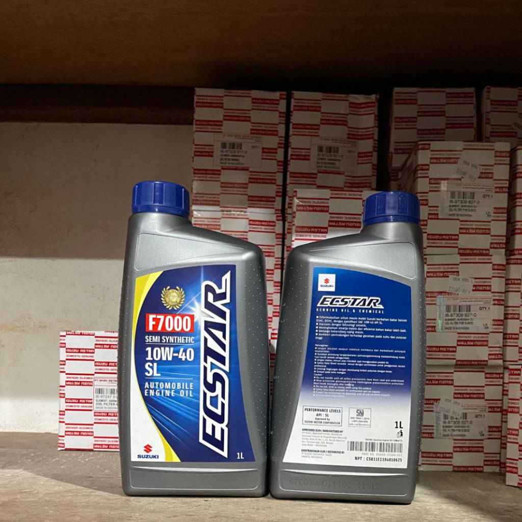 KMD | Oli Mesin Mobil Ecstar F7000 / Oli Ecstar F7000 Semi Synthetic 10W-40 SL / Oli Suzuki