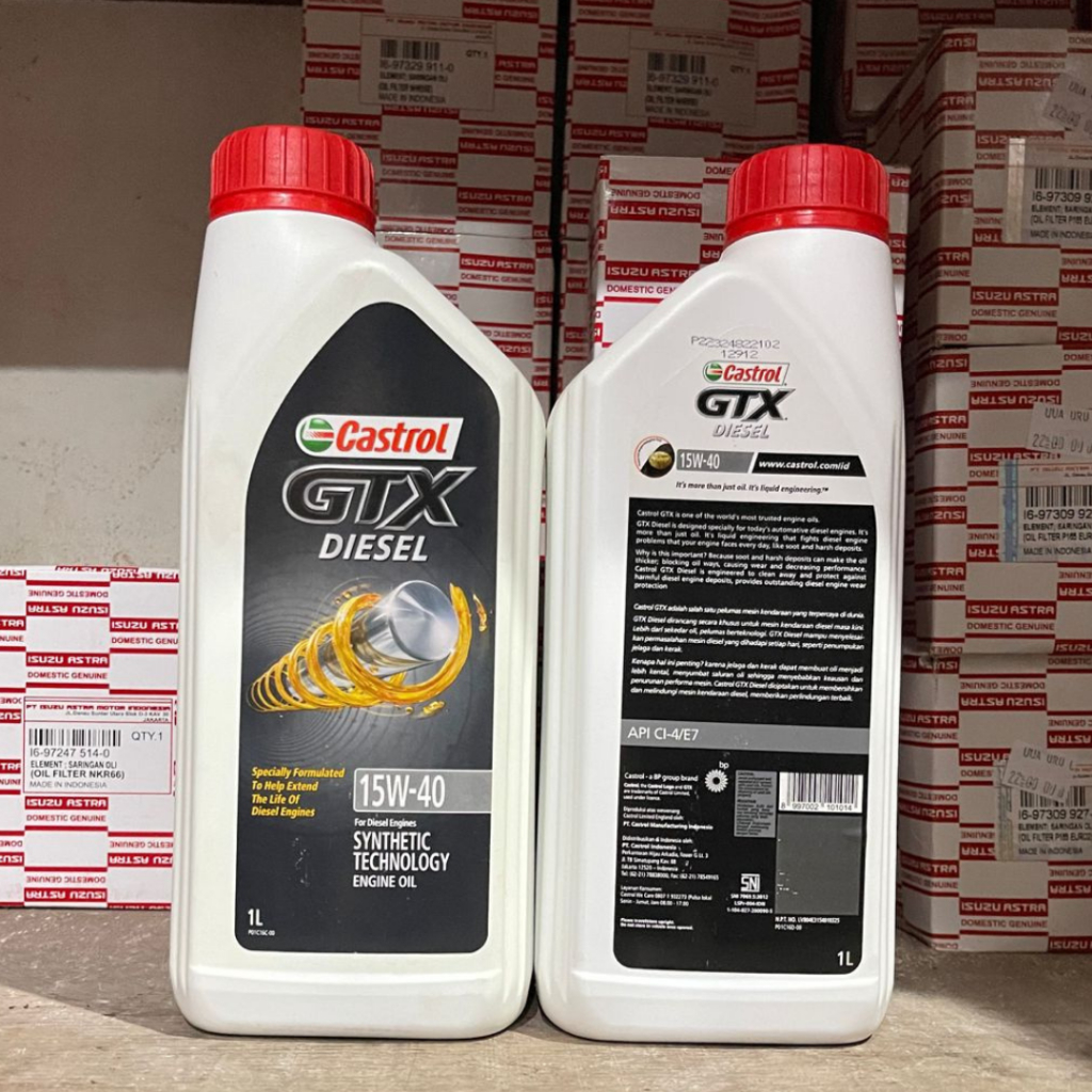 KMD | Oli Castrol GTX 15W - 40 / Oli Mesin Mobil Diesel / Pelumas Oli Castrol GTX Diesel 15W - 40 / 