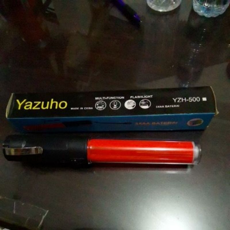 LAMPU LALU LINTAS YAZUHO YZH-500 3XAA BATERAI