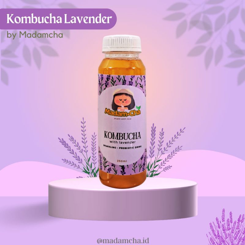 

Kombucha Lavender Artisan Tea / Minuman Probiotik 250ml