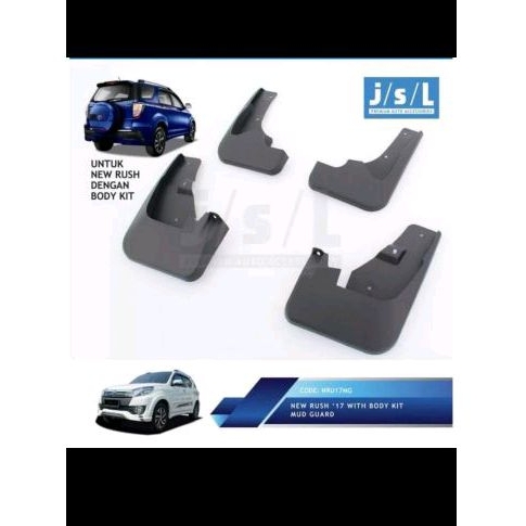 MUD GUARD KARPET LUMPUR RUSH TERIOS 2015-2017