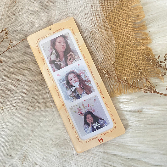 Photocard Strip Holder / PC Holder Photostrip Standee - Jasa Print