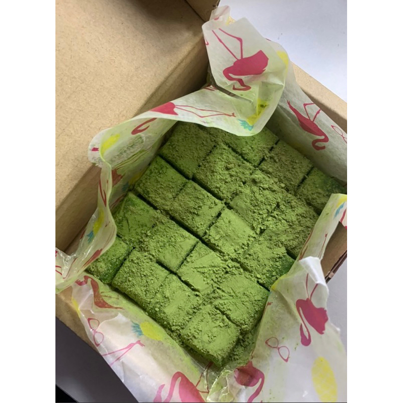 

Matcha truffles chewy fudgy