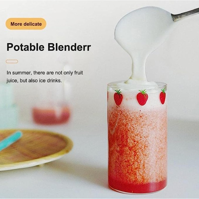 Juicer Blender Glass Portable (330ml) Blender Gelas Unik Juicer Mini