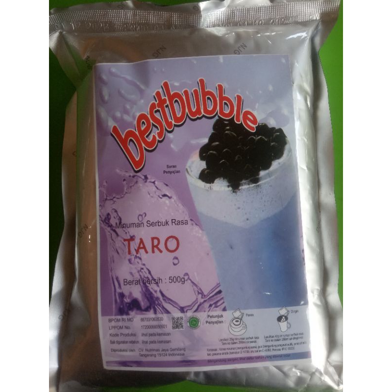 

Bestbubble Minuman Serbuk Rasa Taro 500g