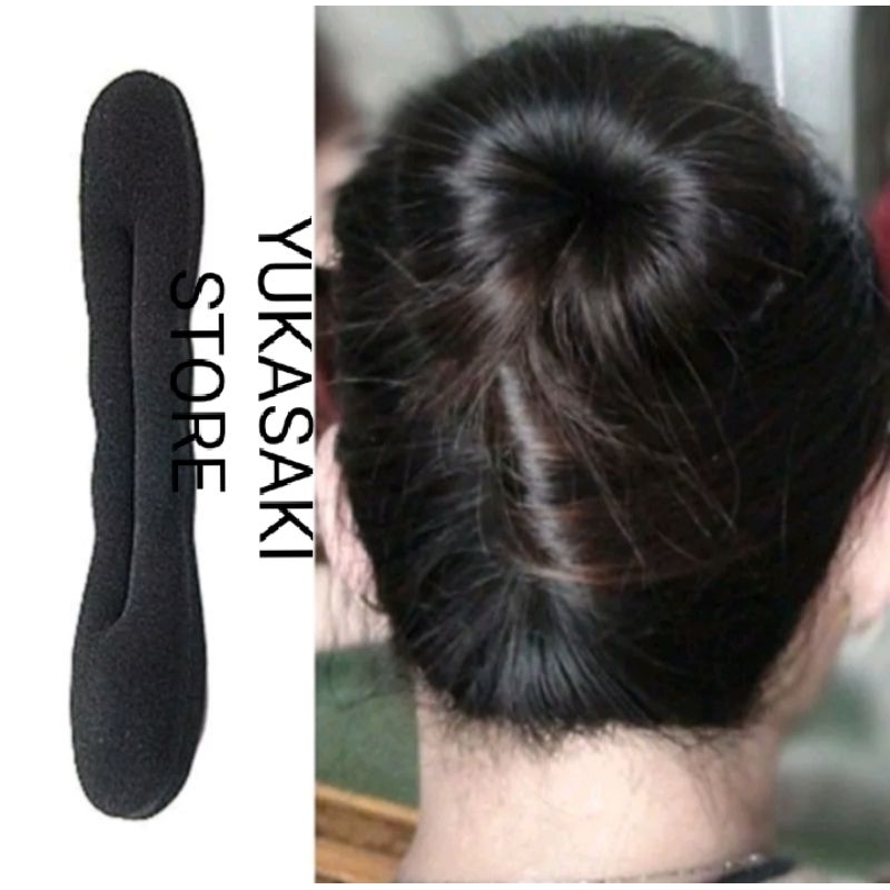 IKAT RAMBUT CEPOL/HAIRDINI SPONGE RAMBUT/IKAT KONDE RAMBUT/HAIR BUN/HAIRLOCK/ALAT SANGGUL PRAMUGARI/