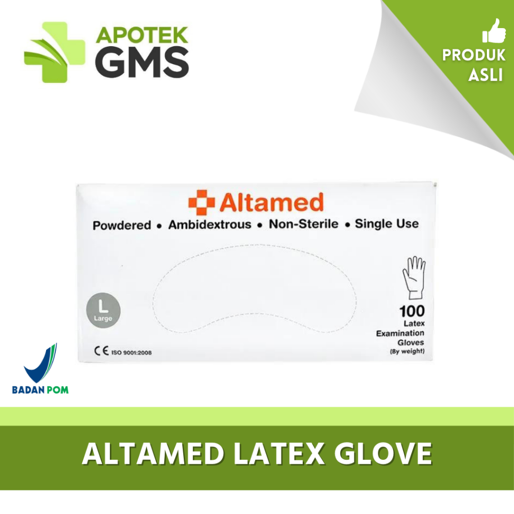 Altamed Latex Examination Glove