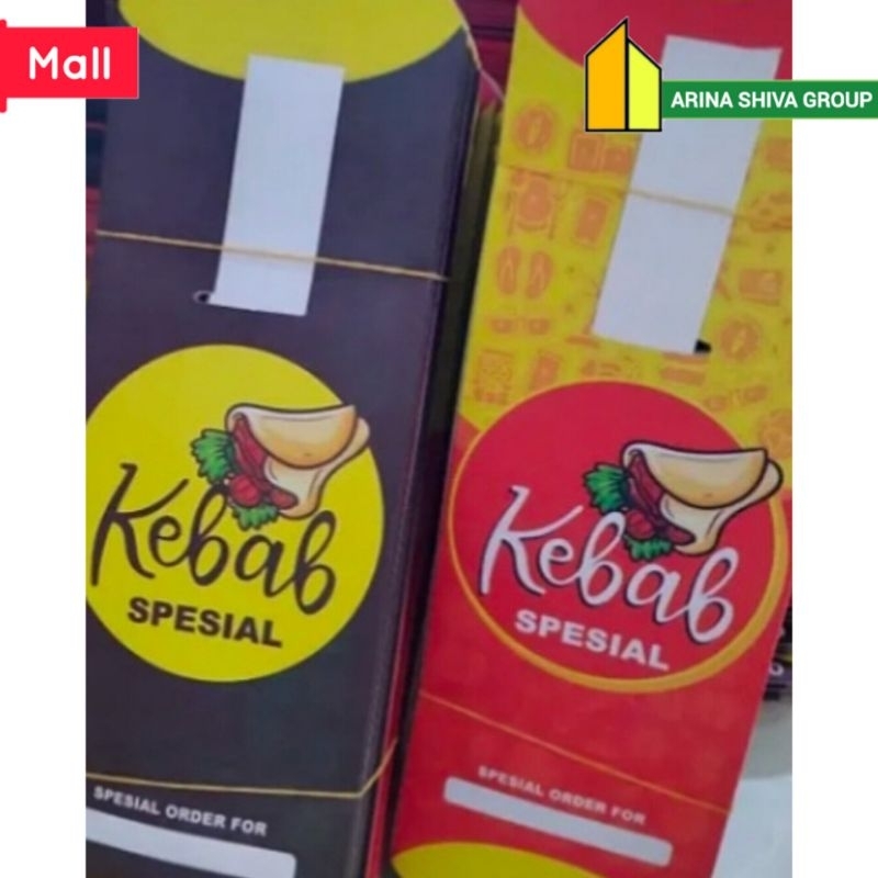 

100 LEMBAR KERTAS KEBAB TARIKAN UKURAN 24 × 9,2 CM HIGH QUALITY PAPER CRAFT TEBAL PRODUK TERBARU | KOTAK KEBAB KEKINIAN | DUS KEBAB VIRAL TIKTOK | KEMASAN KEBAB KEKINIAN | BOX KEBAB VIRAL | ARINA SHIVA GROUP 6135