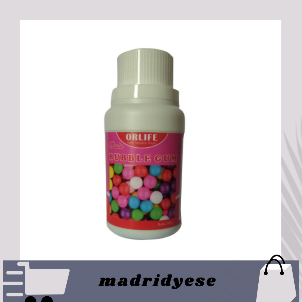 

【MURAH LEBAY】PERISA PASTA ES PERMEN KARET PINK GUM / BABLEGUM PINK ORLIFE / Perisa Pasta PINK GUM Atau Permen Karet 100 Gram
