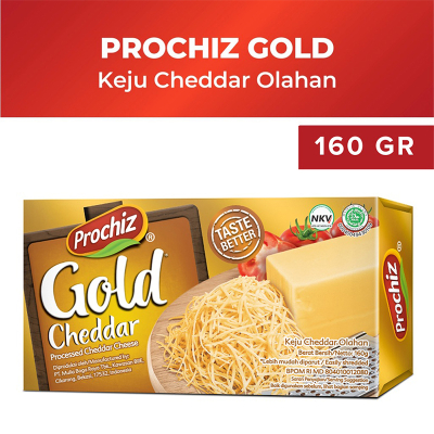 

PROCHIZ Gold Keju Cheddar Olahan 160 gram