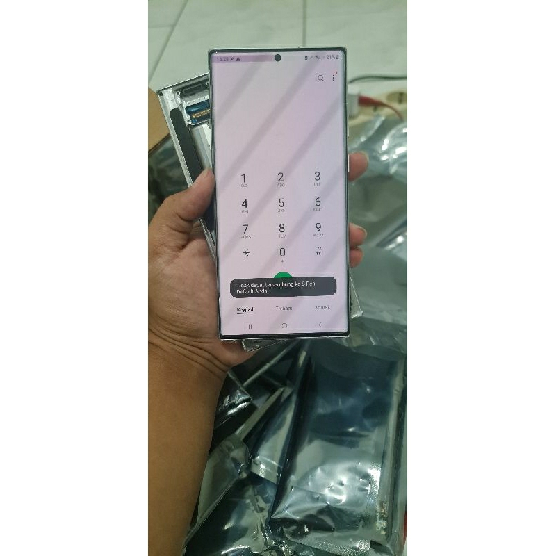 LCD SAMSUNG S22 ULTRA ORIGINAL  MINUS SEPERTI DIGAMBAR