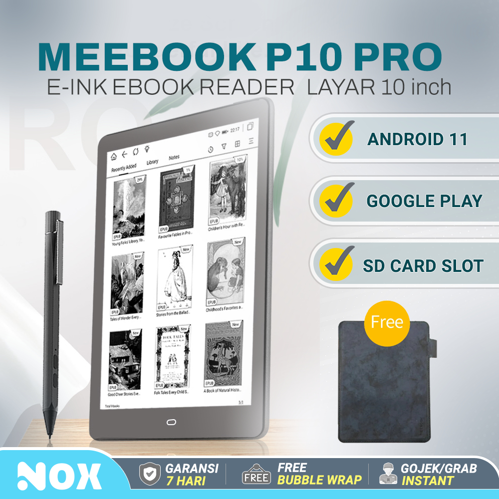 10 "INCH Meebook P10 PRO E-ink reader e-bookANDROID 11 ada google play Kindle Boox likebook kobo