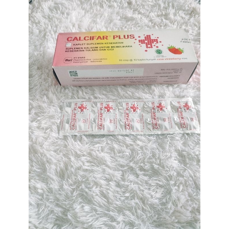 CALCIFAR PLUS BOX 10STRIP | VITAMIN TULANG