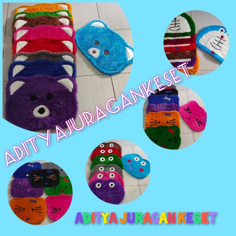 Keset karakter/keset kaki/keset bulu lembut