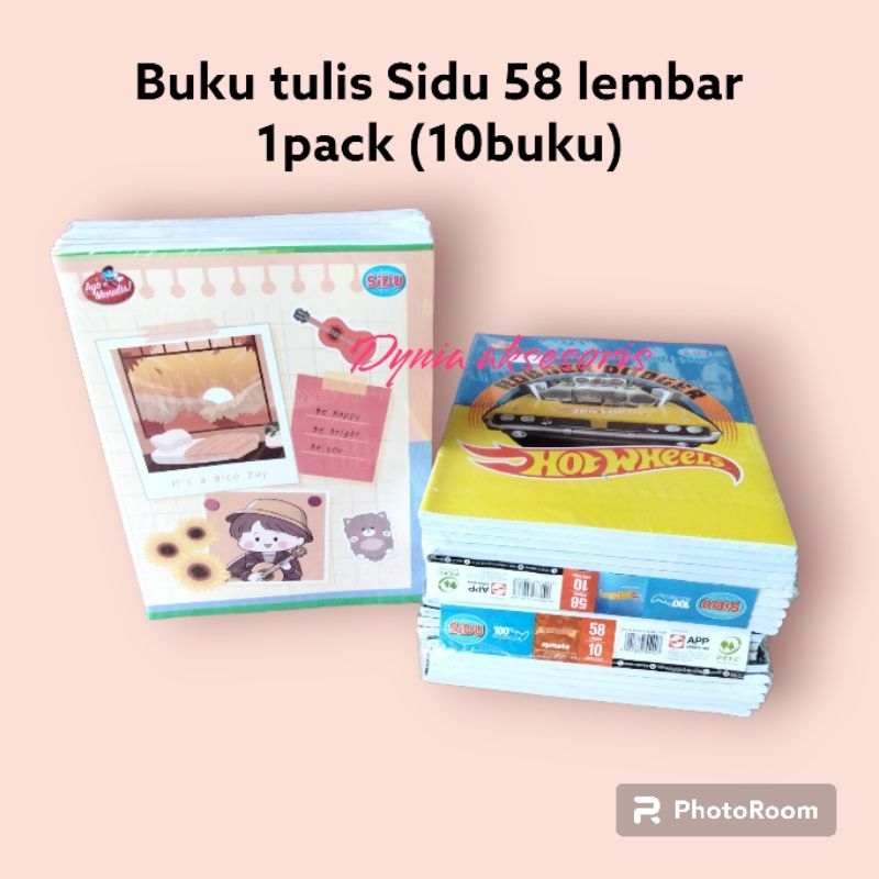 

Buku tulis SIDU 58 Lembar pack 10 pcs buku murah SINAR DUNIA Original tebal perlengkapan sekolah termurah