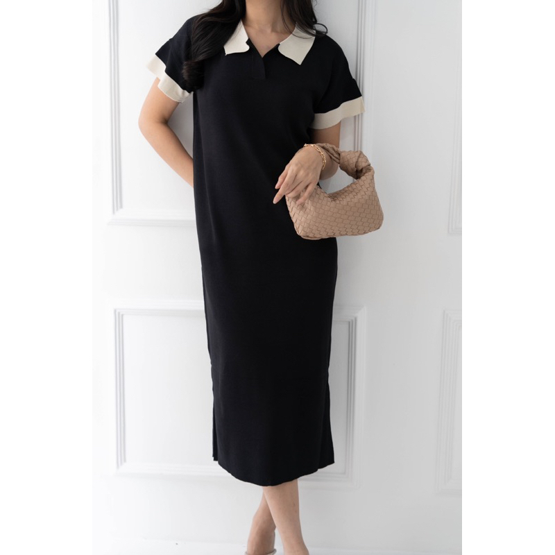 IWEARGRACIE - MINJEE KNIT DRESS / DRESS WANITA / MIDI DRESS