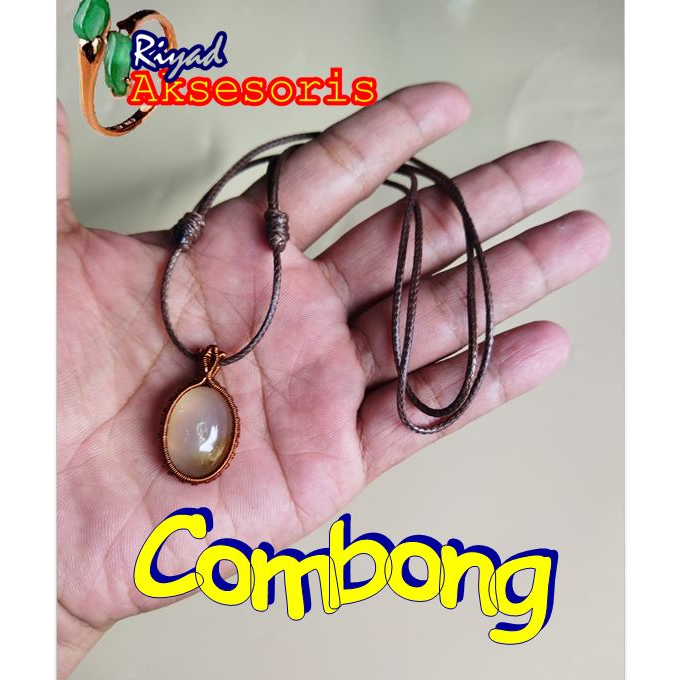 Kalung Batu Akik Combong
