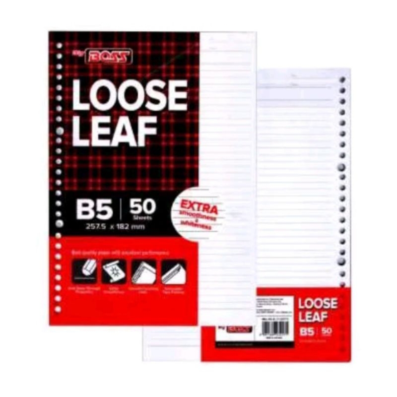 

isi binder besar isi 50 lembar /loos lief B50 paperline (170grm)
