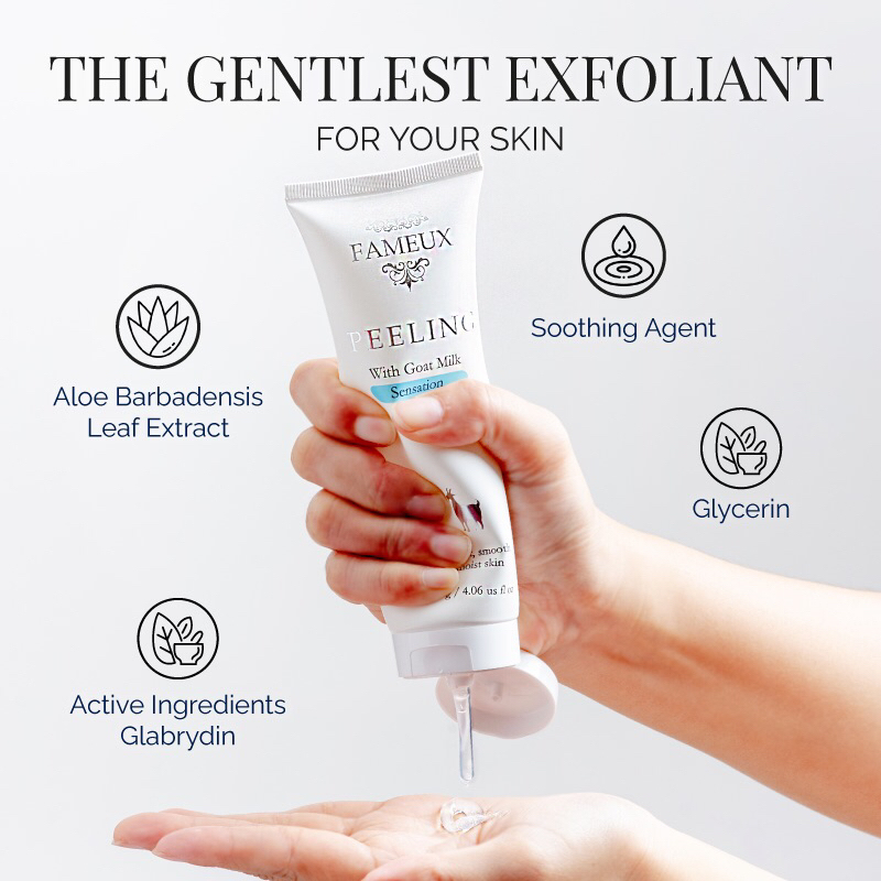 FAMEUX PEELING GEL / FAMEUX PEELING BADAN 120ML